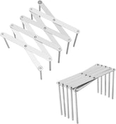 Adjustable Plate Organizer Rack,Multi Function Storage Rack Divider for Slow Cooker Cooking Telescopic