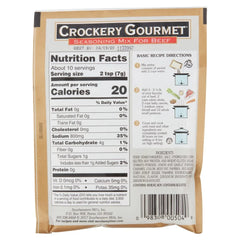 Crockery Gourmet Seasoning Mix for Beef, Powdered Seasoning with Added Beef Flavor for Slow Cooker Meals, Just Add Mix, 2.5-Ounce Packets (Pack of 3 Packets)