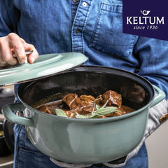 3.1 L Enameled Dutch Oven, Green