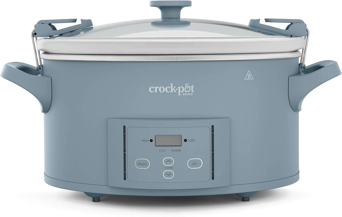 Crock-Pot® Design Series 7-Quart Programmable Slow Cooker, Morning Haze Blue