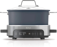 Ninja® Everyday PossibleCooker™ Pro, 6.5-qt, Midnight Blue, MC1101 | 10-in-1, 8 functions: Slow Cook, Sear/Sauté, Braise, Rice, Oats & Pasta. Replaces 10 appliances, cool-touch handles.