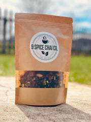 Organic 9 Spice Chai Co - Loose Leaf Tea Packet to make 1 Gallon of Concentrate in Instant Pot, Slow Cooker or Stove Top