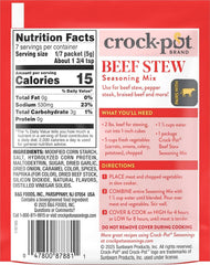 Crock-Pot Beef Stew Seasoning Mix, 1.25 Ounce