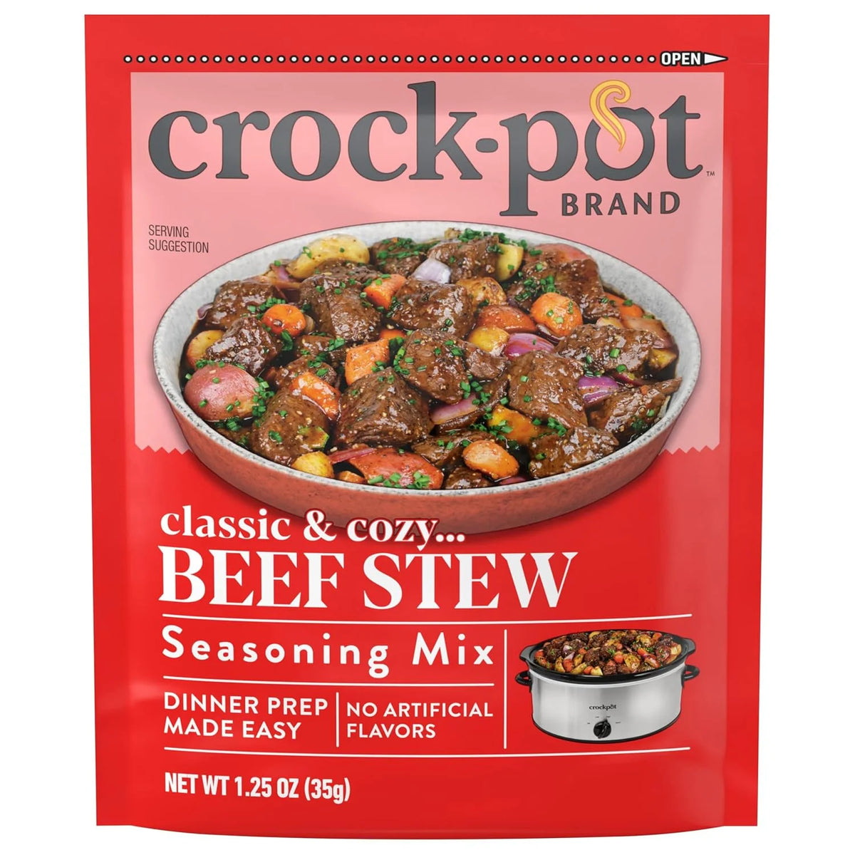 Crock-Pot Beef Stew Seasoning Mix, 1.25 Ounce