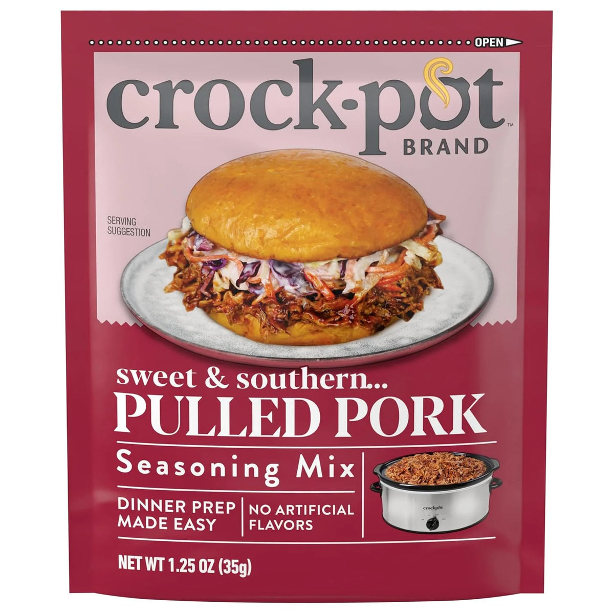 Crock-Pot Pulled Pork Seasoning Mix, 1.25 Ounce