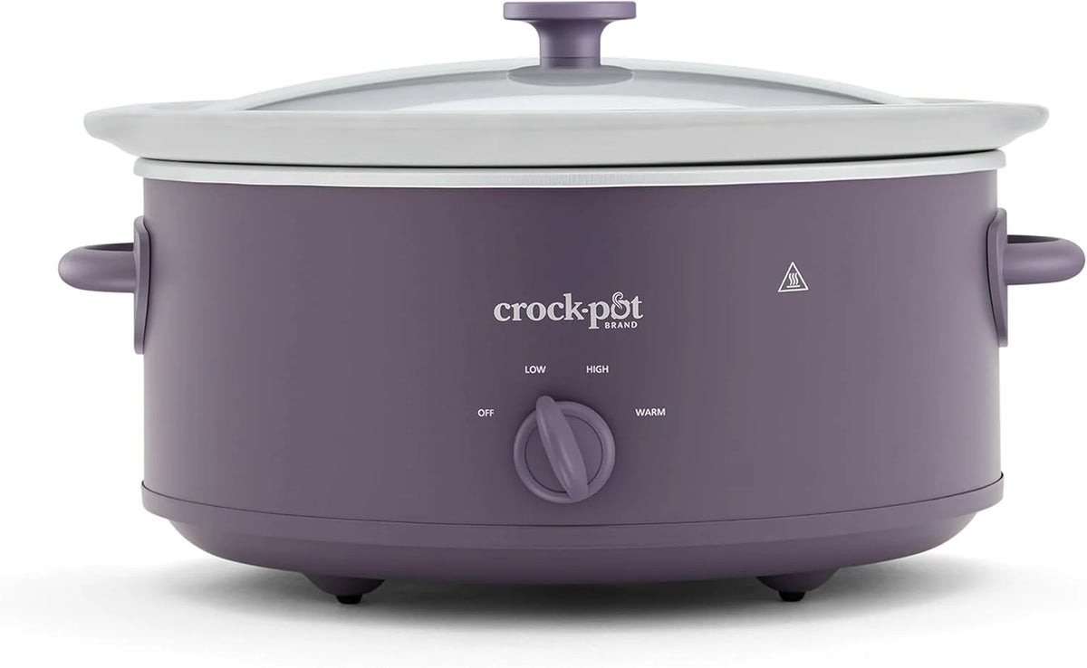 Crock-Pot® Design Series 7-Quart Manual Slow Cooker, Purple Potato