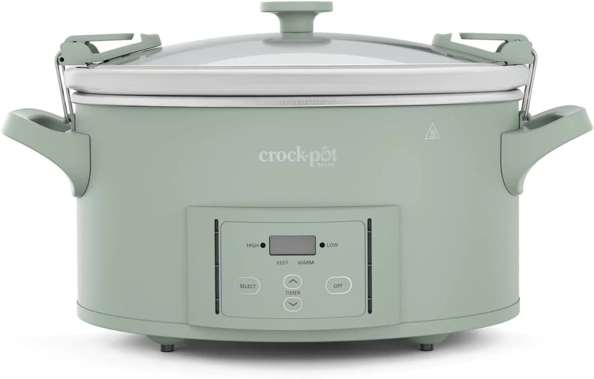 Crock-Pot® Design Series 7-Quart Programmable Slow Cooker, Desert Sage Green
