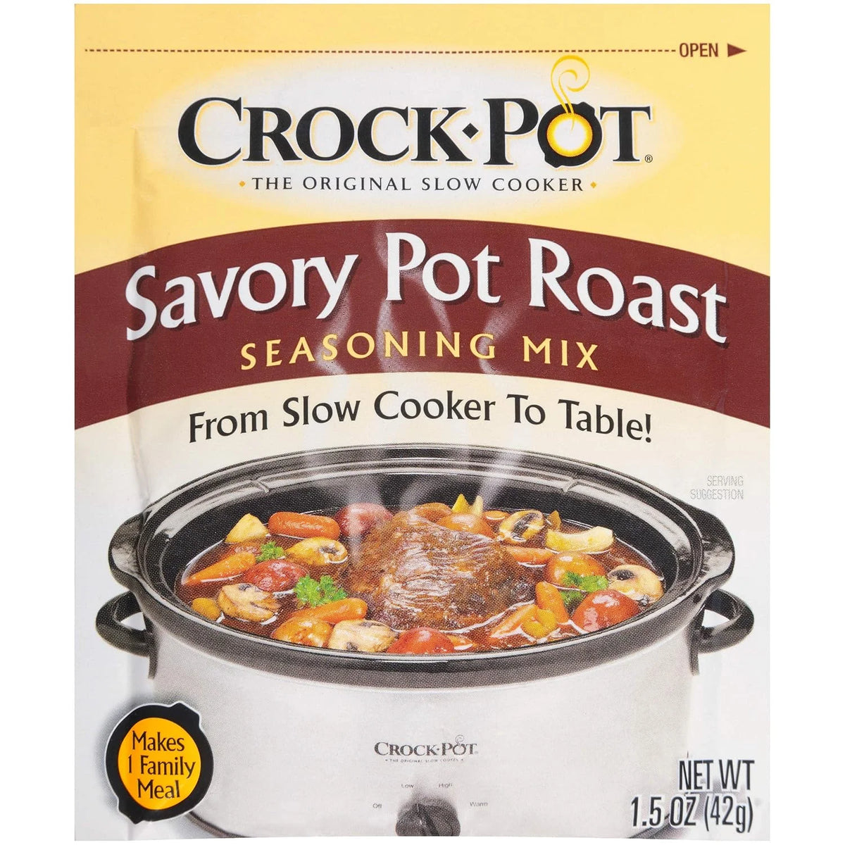 Crock Pot Seasoning Mix, Savory Pot Roast, 1.5 Ounce